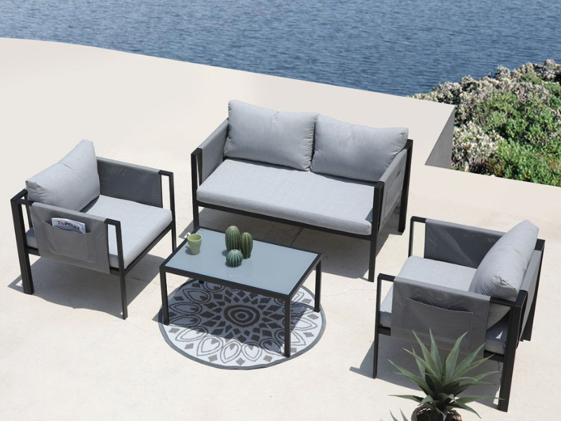 KOVINSKA VRTNA GARNITURA MQ JESSE 4 DELNA