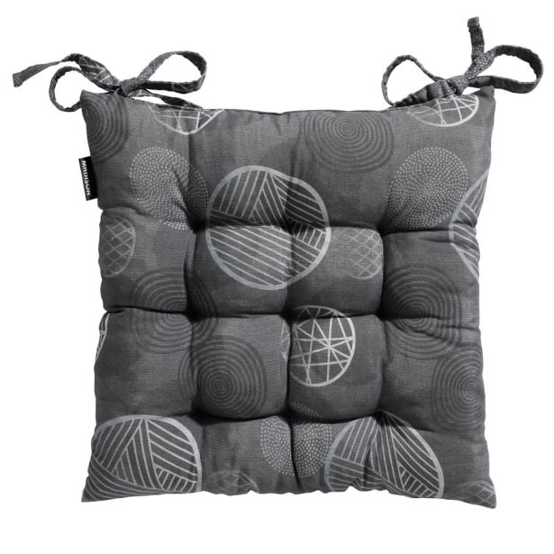 BLAZINA MADISON TOSCANE 46X46 CM TEMNO SIVA, VZOREC 