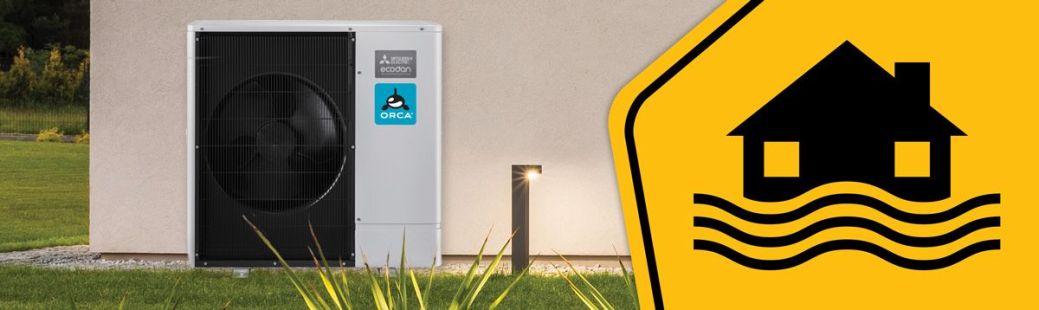 Poplavljena toplotna črpalka: Kako ukrepati?