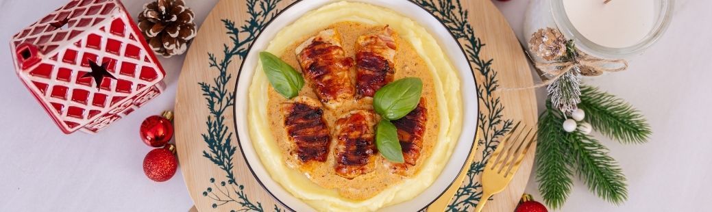 Piščanec v panceti in 'marry me' omaki