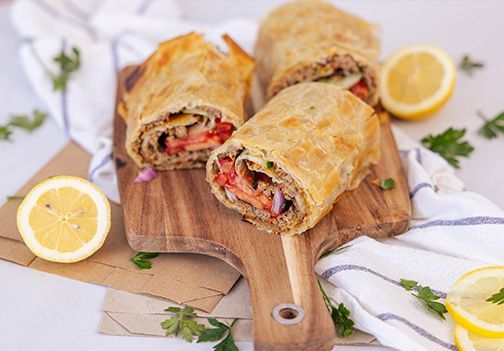 Recept: Lahmacun jufka, zvita turška pica