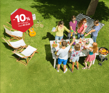 <br>Izkoristite popust <br>10 % pri nakupu<br> nad 40 €