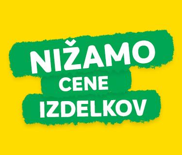 Nižja cena. <br>Vsak dan.