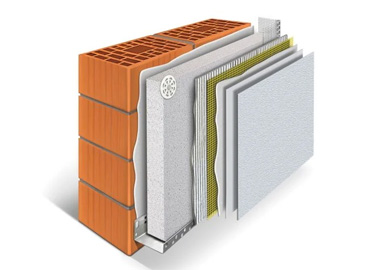 Fasade z zaključnim slojem