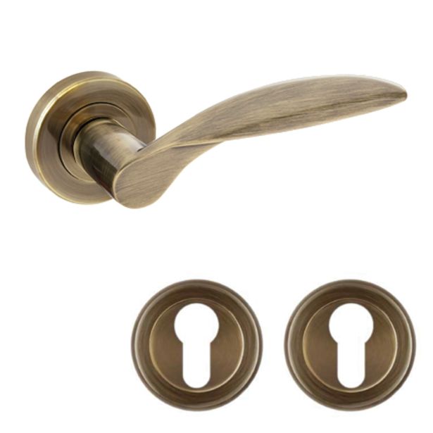 ALU KLJUKA ZA VRATA APECS 04109 AB-A CILINDER