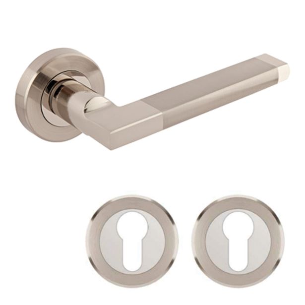 ALU KLJUKA ZA VRATA APECS 0450 A-NI/NIS CILINDER