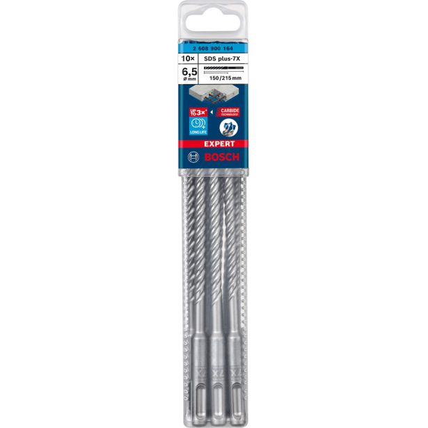 10-DELNI KOMPLET UDARNIH SVEDROV EXPERT SDS PLUS-7X, 6,5 X 150 X 215 MM