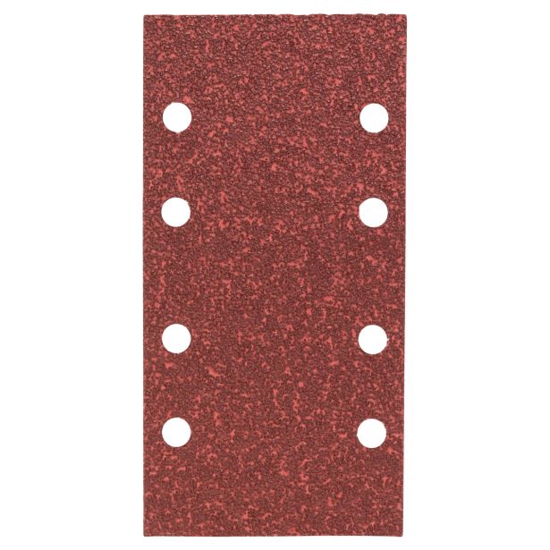 SAMOPRITDILNI BRUSNI LIST BOSCH 10-DELNI SET C430 RDEČ 93X185 MM K40 8 LUKENJ