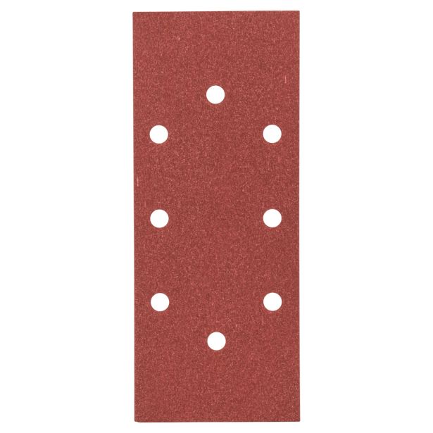 SAMOPRITDILNI BRUSNI LIST BOSCH 10-DELNI SET C430 RDEČ 93X230 MM G120 8 LUKENJ