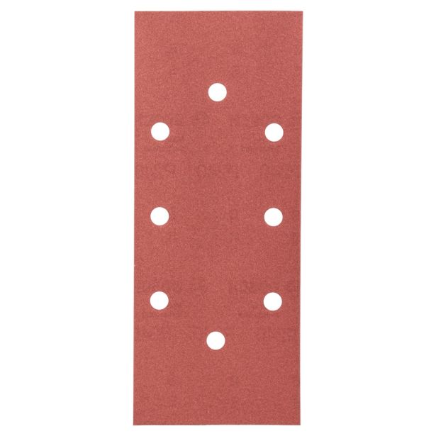 SAMOPRITDILNI BRUSNI LIST BOSCH 10-DELNI SET C430 RDEČ 93X230 MM G240 8 LUKENJ