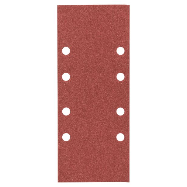 SAMOPRITDILNI BRUSNI LIST BOSCH 10-DELNI SET C430 RDEČ 93X230 MM K120 8 LUKENJ