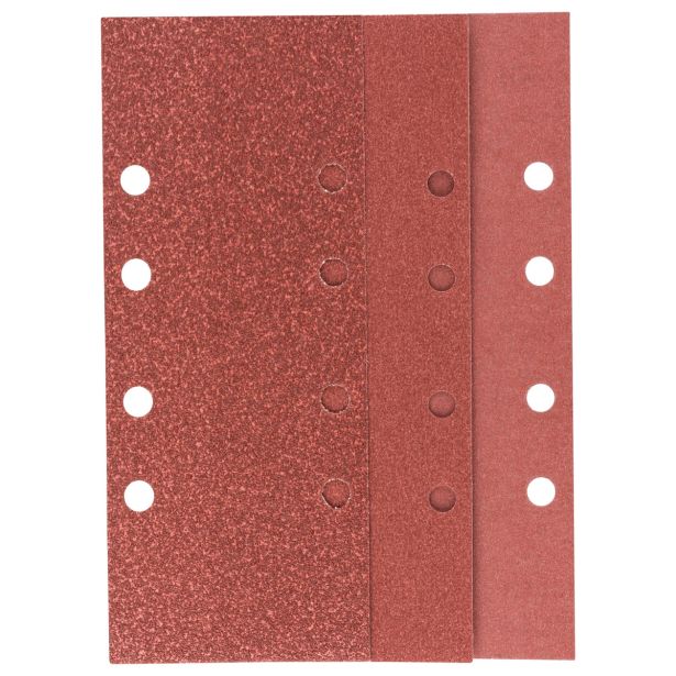 SAMOPRITDILNI BRUSNI LIST BOSCH 10-DELNI SET C430 RDEČ 93X230 MM K60/120/180