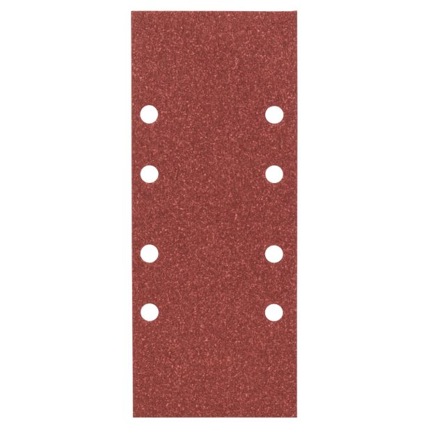 SAMOPRITDILNI BRUSNI LIST BOSCH 10-DELNI SET C430 RDEČ 93X230 MM K80 6 LUKENJ