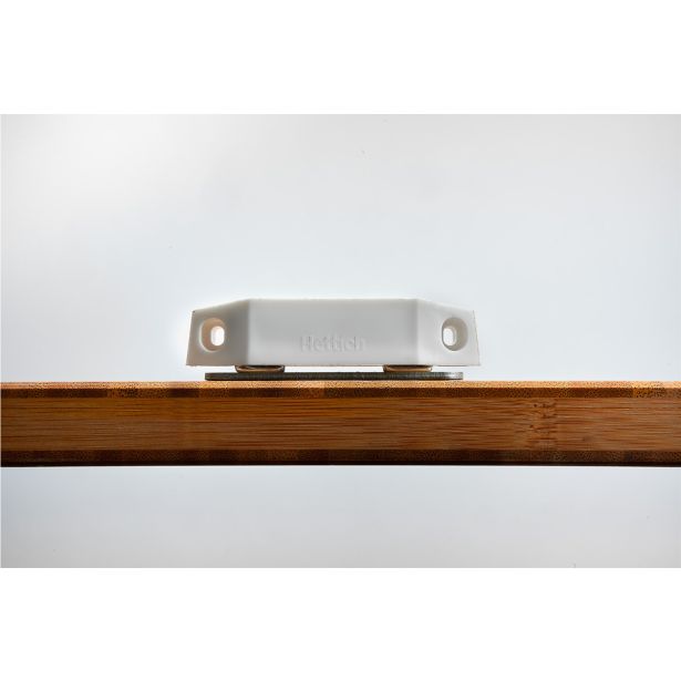 MAGNETNI ZASKOČNIK HETTICH DIY 75X19X17 MM, 10 KG, BELA, V ZAVOJU STA 2 KOS