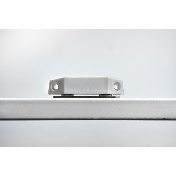 MAGNETNI ZASKOČNIK HETTICH DIY 75X19X17 MM, 10 KG, BELA, V ZAVOJU STA 2 KOS