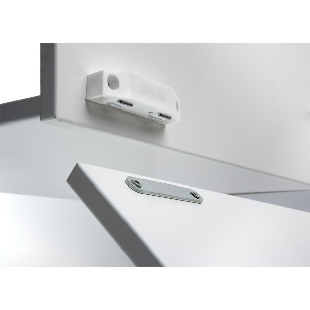 MAGNETNI ZASKOČNIK HETTICH DIY 75X19X17 MM, 10 KG, BELA, V ZAVOJU STA 2 KOS