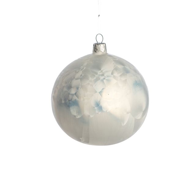 STEKLENA BUNKA GLOSSTYLE 100 MM 4/1 BELA 2 Z IN 2 BREZ DEKORJA