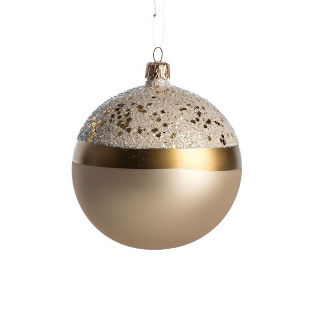 STEKLENA BUNKA GLOSSTYLE 100 MM 4/1 ŠAMPANJEC 2 Z IN 2 BREZ DEKORJA