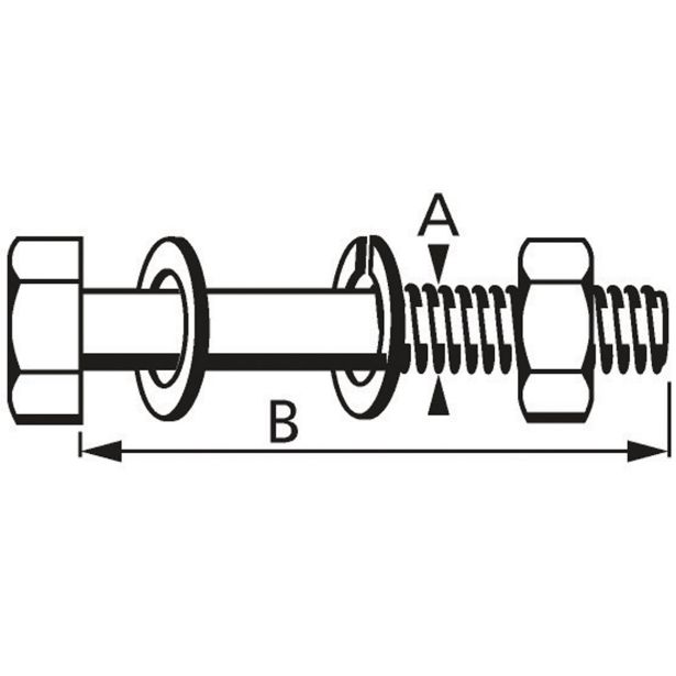 6-OGLATI VIJAK DIN 931 10X90 A2F V ZAVITKU JE 10 KOS