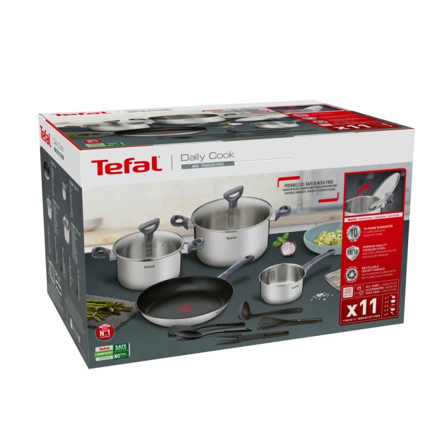GARNITURA / SET POSODE TEFAL 11 DELNA DAILY COOK TEFAL