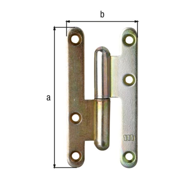 SNEMALNA SPONA ALBERTS 110X55 MM DESNA
