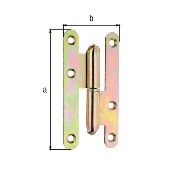SNEMALNA SPONA ALBERTS 110X55 MM LEVA