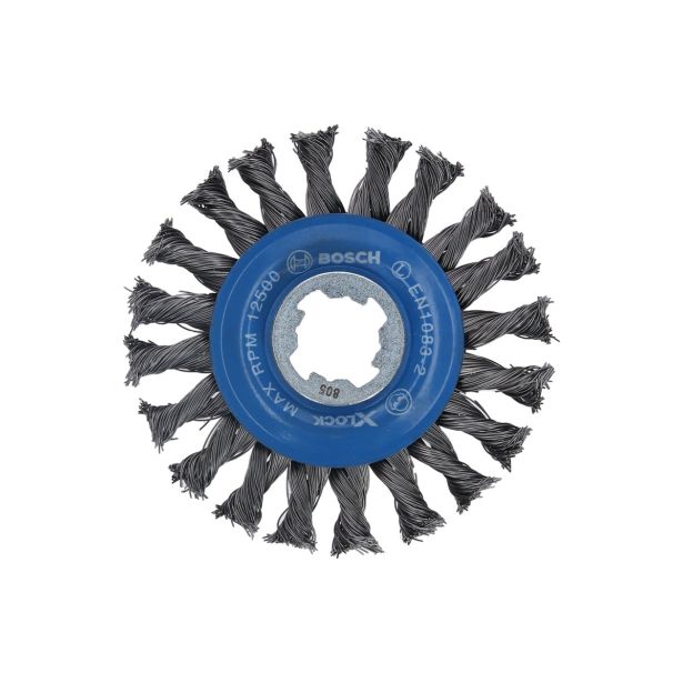 KROŽNA ŽIČNA ŠČETKA BOSCH 115 MM 0.5 MM 12 MM X-LOCK