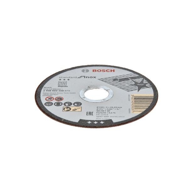 REZALNA PLOŠČA ZA RF BOSCH 115X1X22.23MM WA 60 T BF