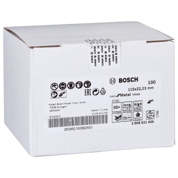 FIBERFLEX DISK ZA KOVINO BOSCH 115X22 MM Z100 R780