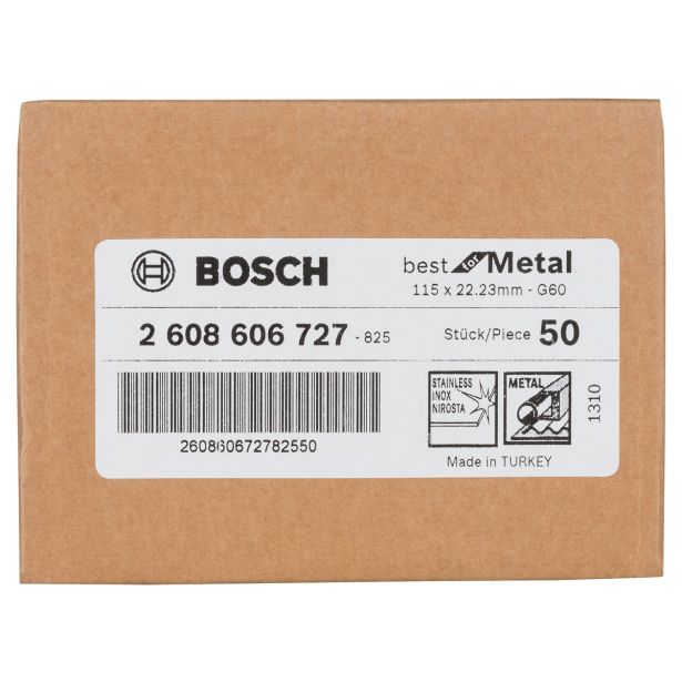 FIBERFLEX DISK ZA KOVINO BOSCH 115X22 MM Z60 R574