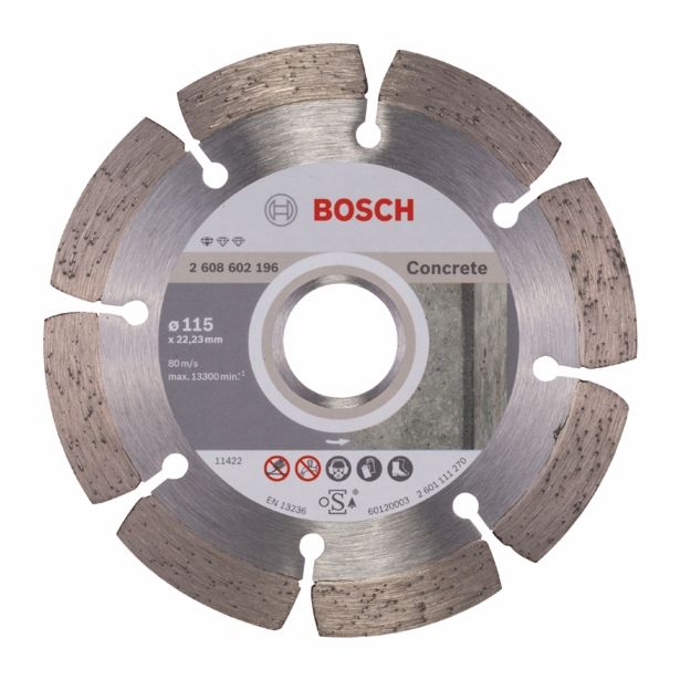 DIAMANTNA REZALNA PLOŠČA BOSCH 115X22 MM ZA BETON