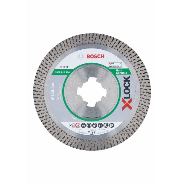 DIAMANTNA REZALNA PLOŠČA BOSCH 115X22.23X1.4X10MM X-LOCK ZA KERAMIKO