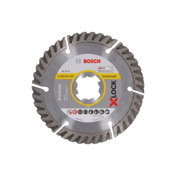DIAMANTNA REZALNA PLOŠČA BOSCH 115X22.23X2X10 MM X-LOCK UNIVERZALNA