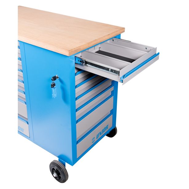 VOZIČEK ZA ORODJE UNIOR 1182X640X955 MM 14 PREDAL ART. 940H1