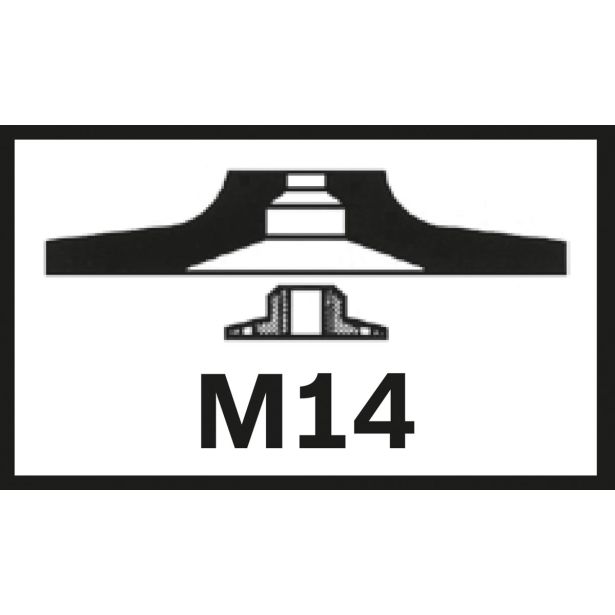 PODL. PLOŠČA ZA EKSCENTR. BOSCH 125 MM PODPORNI KROŽNIK STANDARD M14 TRDI