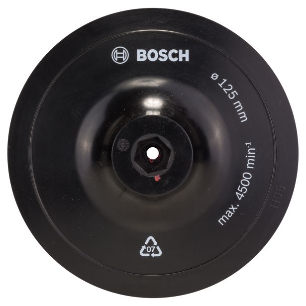 PODL. PLOŠČA ZA EKSCENTR. BOSCH 125 MM VPENJALNI KROŽNIK VELCRO