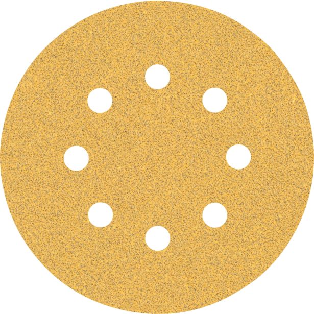 SAMOPRITRILNI BRUSNI DISK BOSCH 125MM 8 LUKENJ G60 EXC470 ZA LES IN BARVO