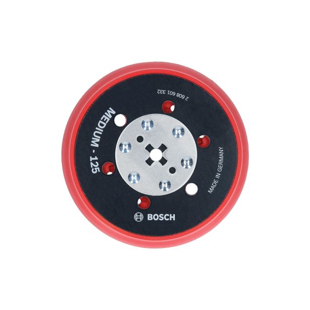 PODL. PLOŠČA ZA EKSCENTR. BOSCH 125MM BRUSILNI KROŽNIK SREDNJI Z VEČ LUKNJAMI