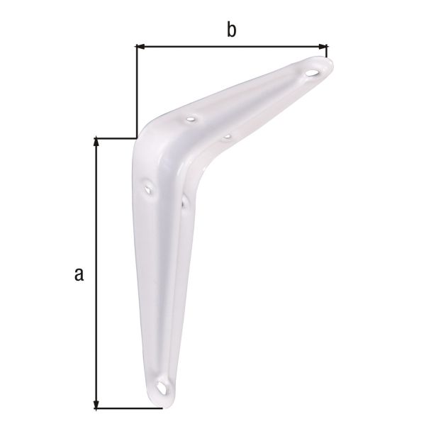 KOVINSKI NOSILEC POLICE ALBERTS 125X100 MM, BEL