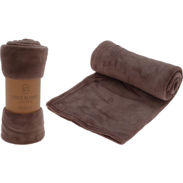 DEKORATIVNA ODEJA EH 125X150 CM, TEMNO RJAVA