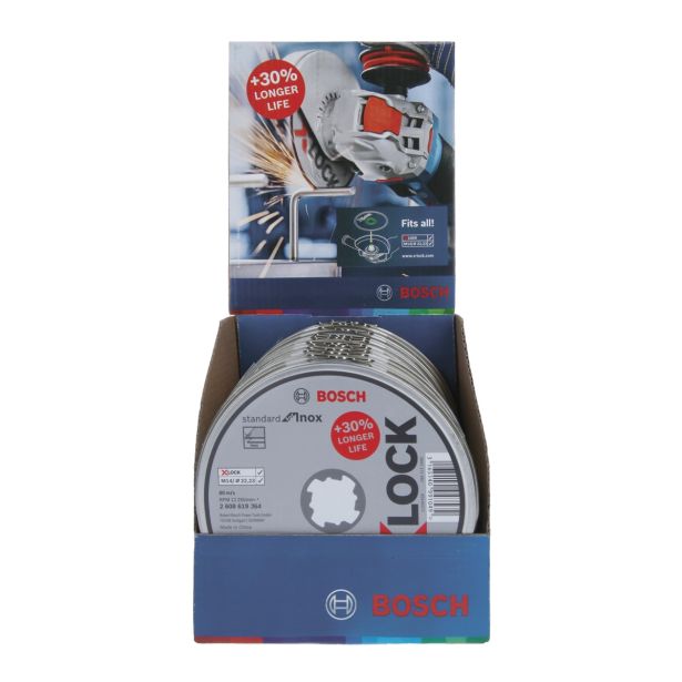 REZALNA PLOŠČA ZA RF BOSCH 125X1.6X22.23 MM T41, SET X-LOCK