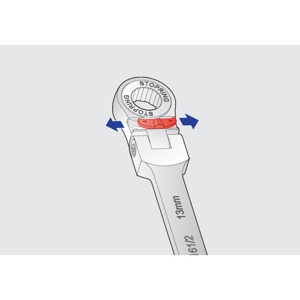 VILIČASTO OBROČNI KLJUČ Z RAGLJO Z ZGLOBOM UNIOR 13 MM ART. 161/2 (622844)