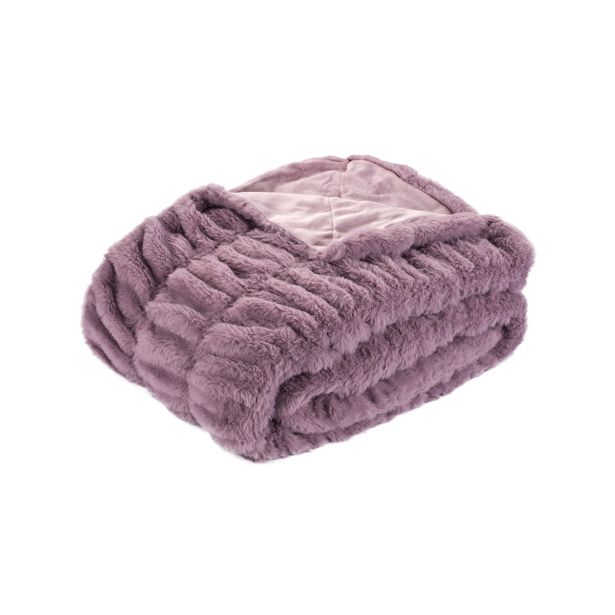 DEKORATIVNA ODEJA VITAPUR 130X200CM GRACE , ROZA