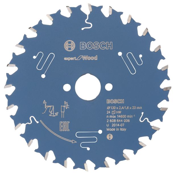 LIST ŽAGE ZA LES WIDIA BOSCH 130X20X2.4 ZOB 24