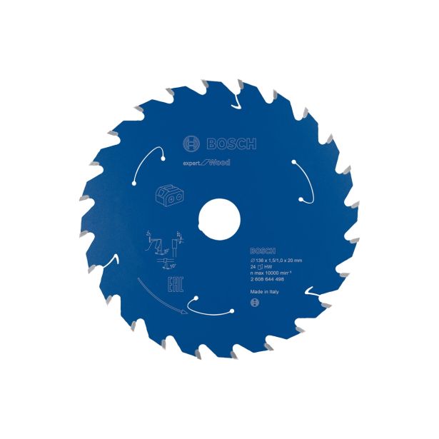 LIST ŽAGE ZA LES WIDIA BOSCH 136X20X1.5/1 24 ZOB