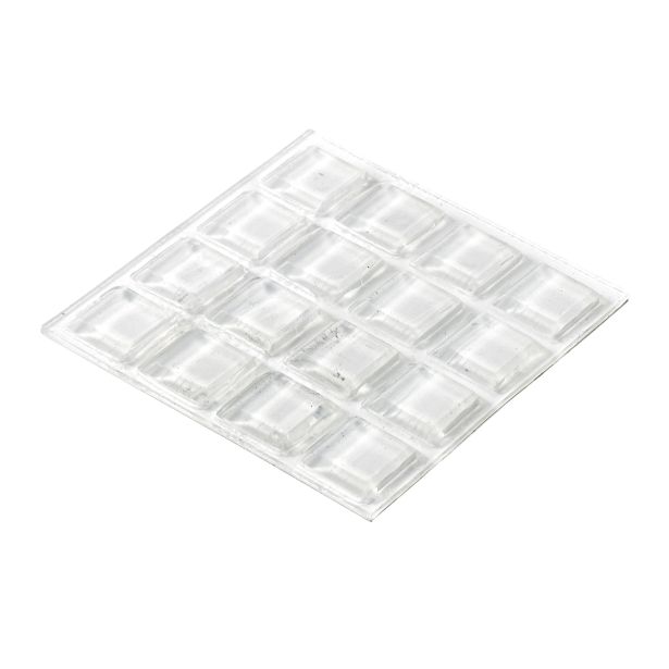 BLAŽILEC VRAT HETTICH DIY 13X13X3, SAMOLEPJIV, PROZOREN, V ZAVOJU JE 16 KOS