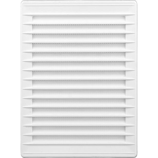 ZRAČNIK BREZ REGULACIJE AIRROXY 140X140 BEL Z MREŽICO