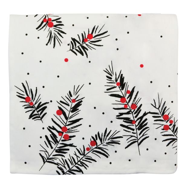 PRT SIRETESSILE 140X180CM PRINT SHINY ZLAT/RDEČ/ČRN