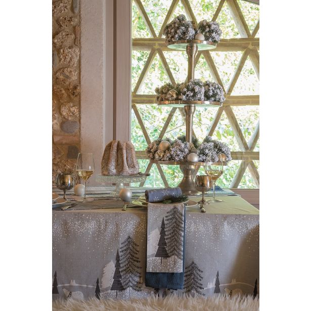 PRT SIRETESSILE 140X180CM WINTER LAND SIV IN MODER