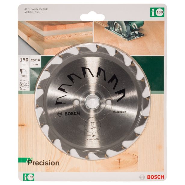 LIST ŽAGE ZA LES WIDIA BOSCH 150X20X2.5 ZOB 18